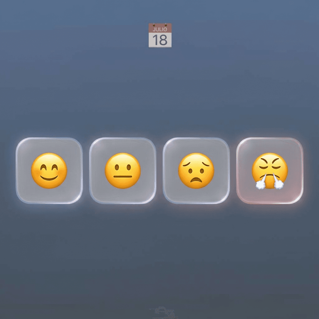 Check-in diario de estado de ánimo