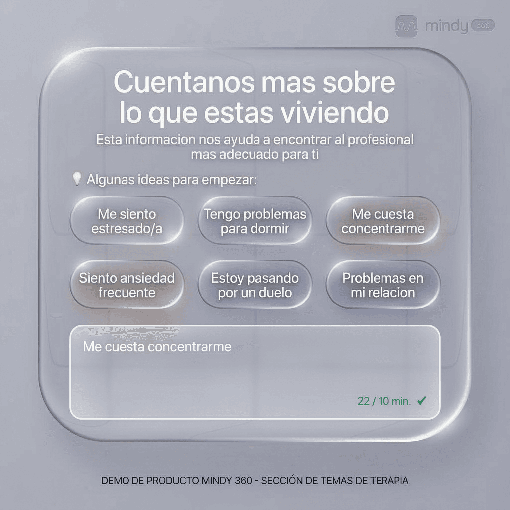 Recomendación de psicólogo ideal